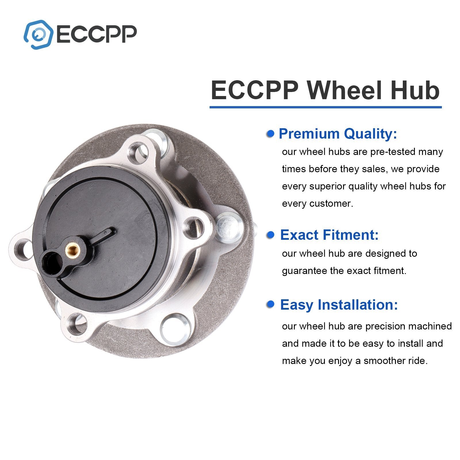 1Pc Rear Wheel Hub Bearing Assembly For 2014 2015 2016 2017 2018 Mazda 3 FWD 6B93BC-57