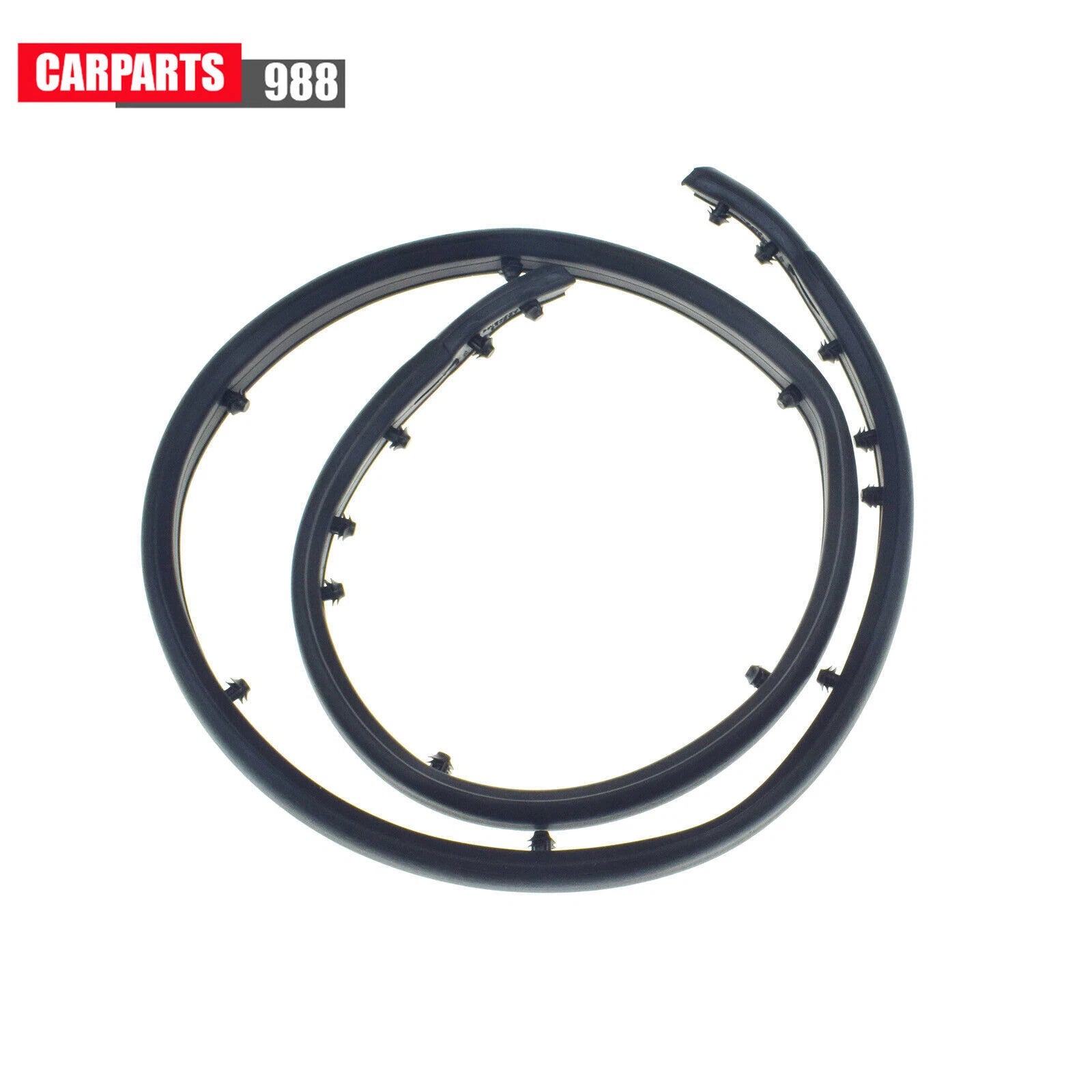 Front Bumper Upper Strip Rubber Trim Seal for 2017-2018 Elantra Sedan 86357F2000 6B93BC-57