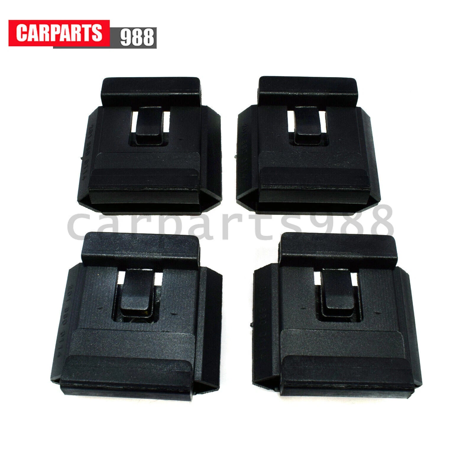 Front Bumper Bracket Clips Black For Mercedes-Benz W201 190E 190D 2018800114 6B93BC-57
