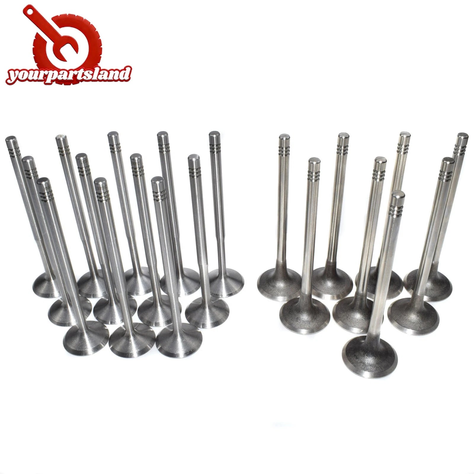 Set Intake Exhaust Valves 20pcs For VW Jetta AUDI A4 SEAT SKODA 1.8 Turbo DOHC 6B93BC-57