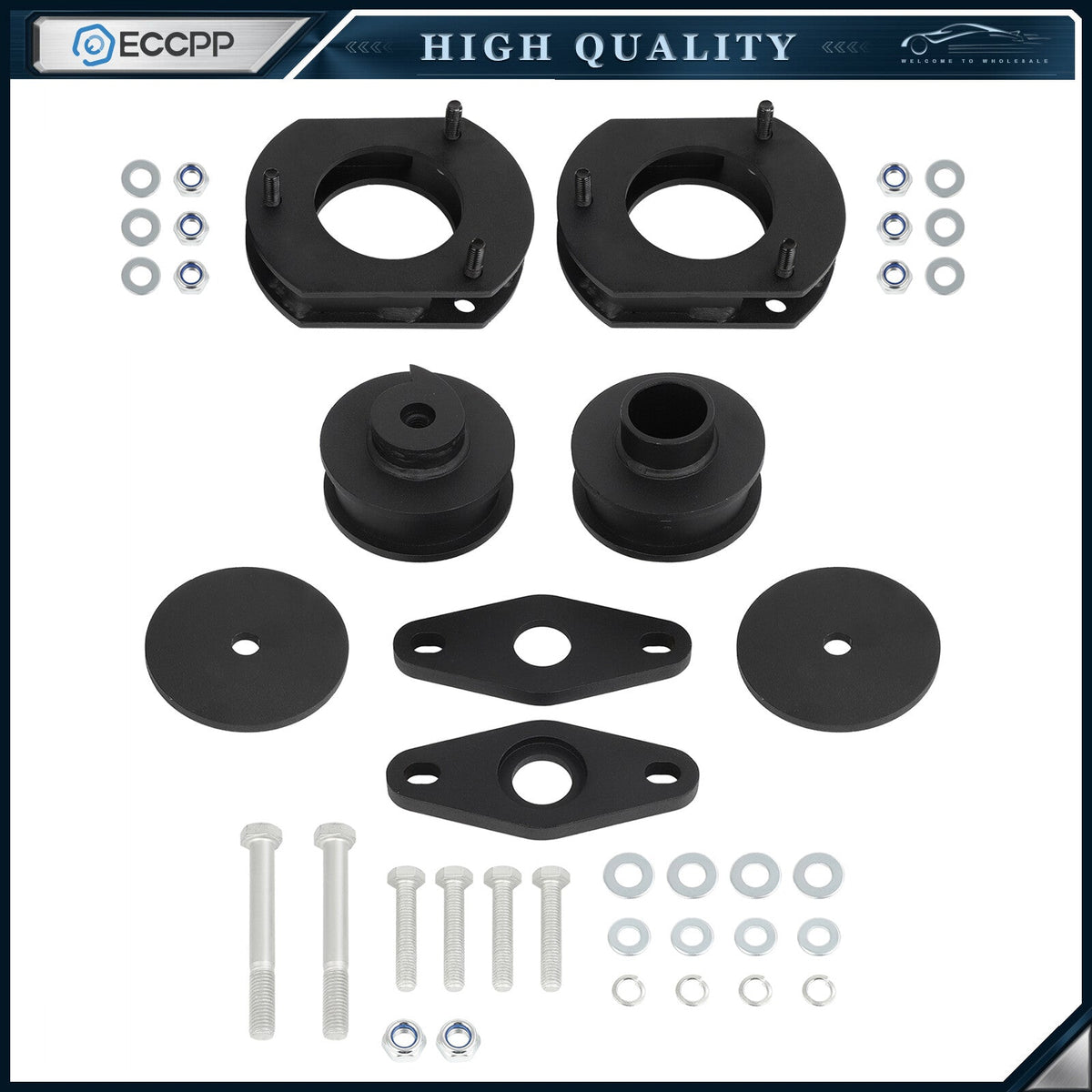 2" Front & 2" Rear Leveling Lift Kit For Jeep Grand Cherokee 2011-2022 2019 2020 6B93BC-57