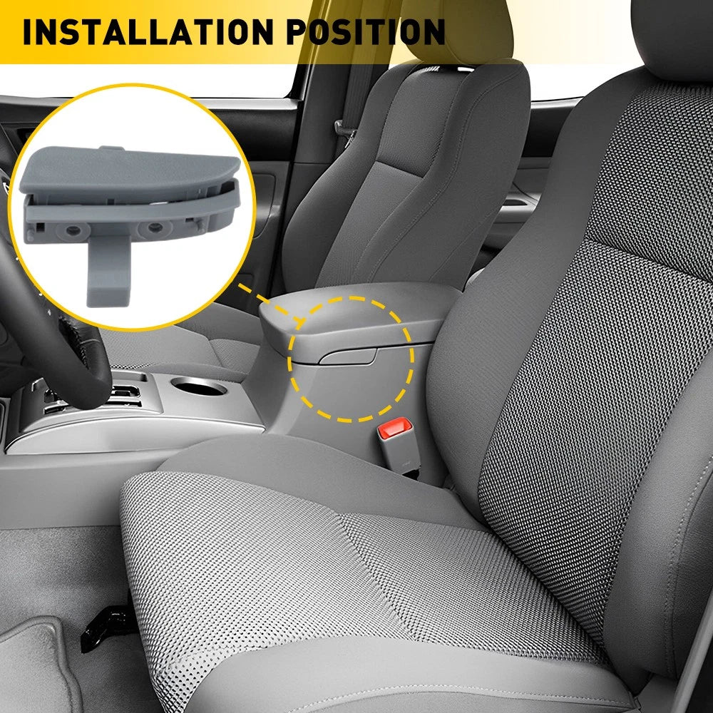 For Toyota Tacoma 2005-12 Armrest Release Handle Gray Center Console Lid Latch A 6B93BC-57