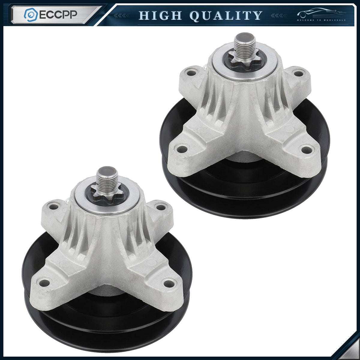 2 Spindle Assembly For Cub Cadet LTX 1050KW LTX1050VT LTX 1050KH 50" Deck KOEEP