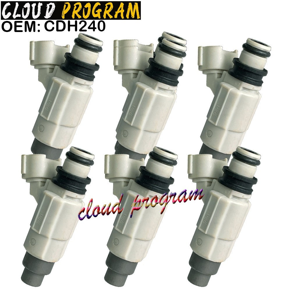 6PCS Fuel Injector For 2001-2006 Suzuki XL-7 Grand Vitara 2.7L INP-774 CDH240 6B93BC-57