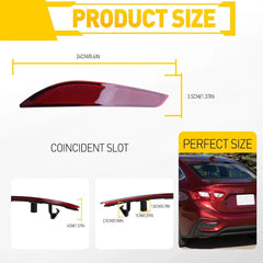 Right Left Rear Bumper Light Reflector Fits 2016-2019 Chevrolet Rear Cruze Brake 6B93BC-57