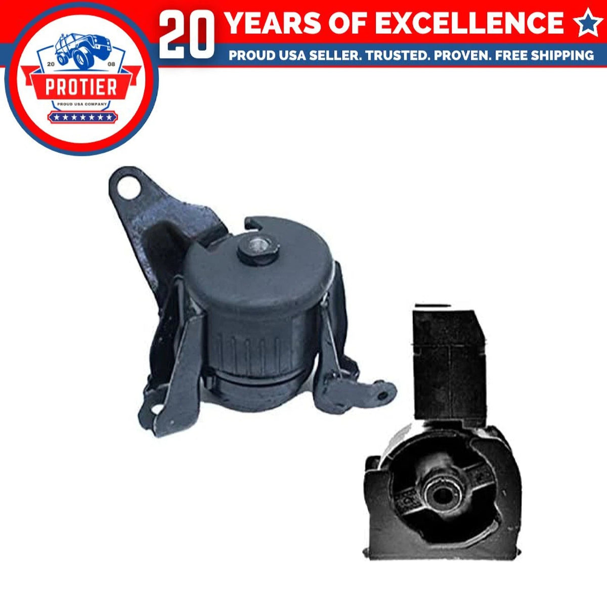 Fits 2005-2010 Scion TC 2.4L Engine Motor Mount Set 2PCS : A62033, A62037HY 6B93BC-57