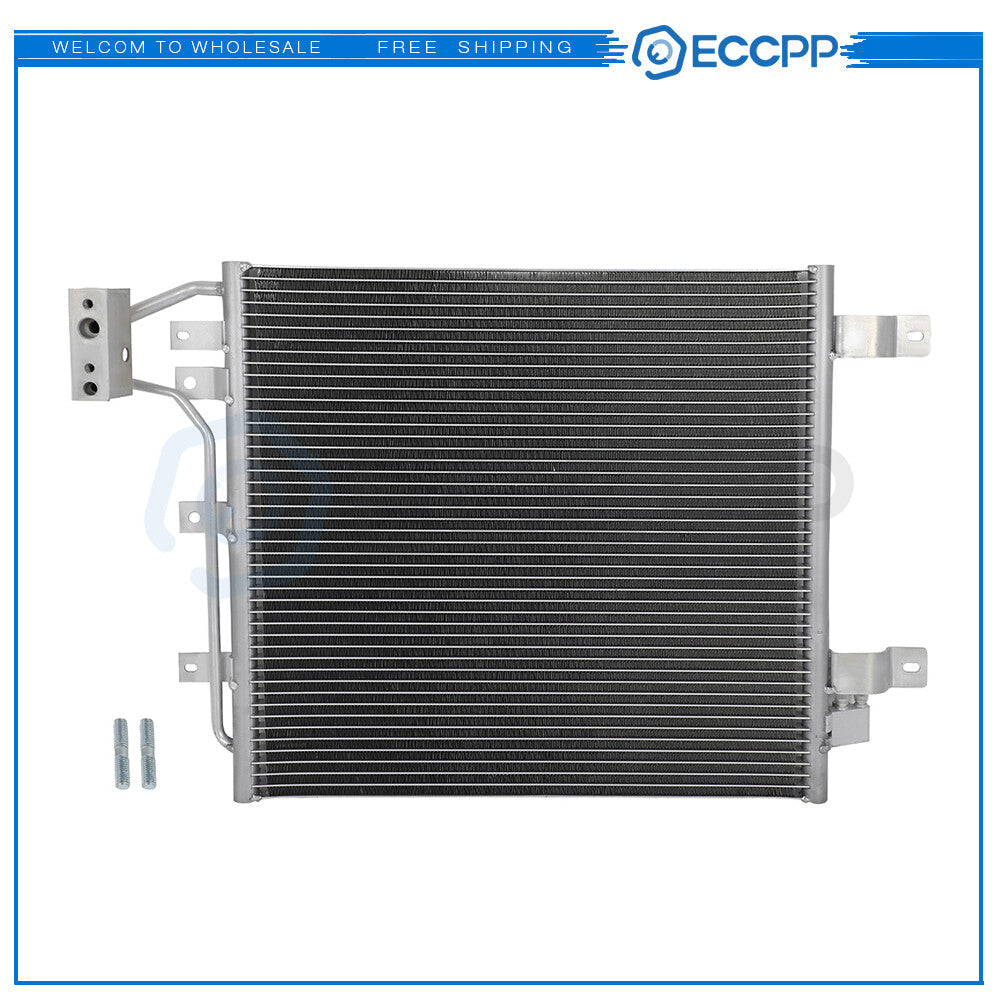Aluminum AC Condenser For 2012 2013 2014 2015 2016 2017 2018 Jeep Wrangler 6B93BC-57