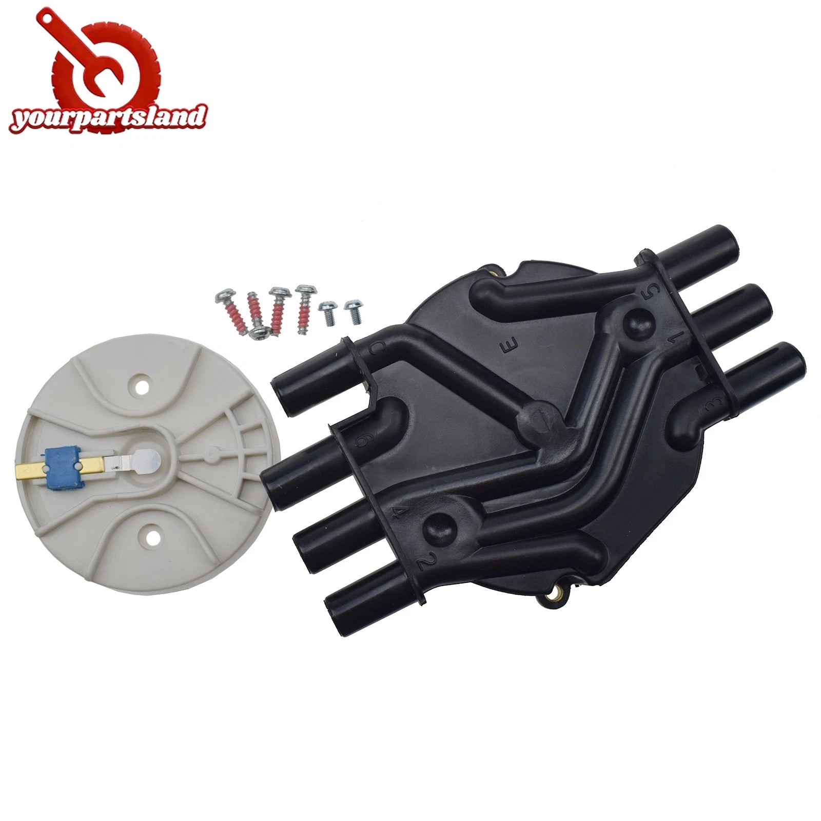 Ignition Distributor Cap & Rotor Kit For Chevy Cadillac GMC 4.3L V6 DR475 D328A 6B93BC-57