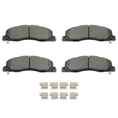 4X Front Semi-Metallic Brake Pads for Ram 2500 3500 2009 2010 2011 2012 - 2018
