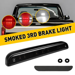 For 94-96 Ford F150 F250 BRONCO 3rd Third Brake Light Smoke LED Rear Cargo Lamp 6B93BC-57