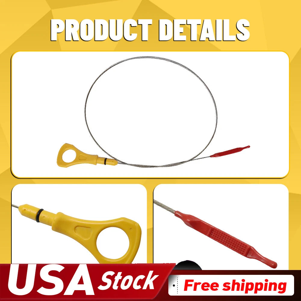 Engine Dipstick Oil 26611-3CKA0 Fits 2013-19 Hyundai Genesis Sedan : DH /G80/G90 6B93BC-57