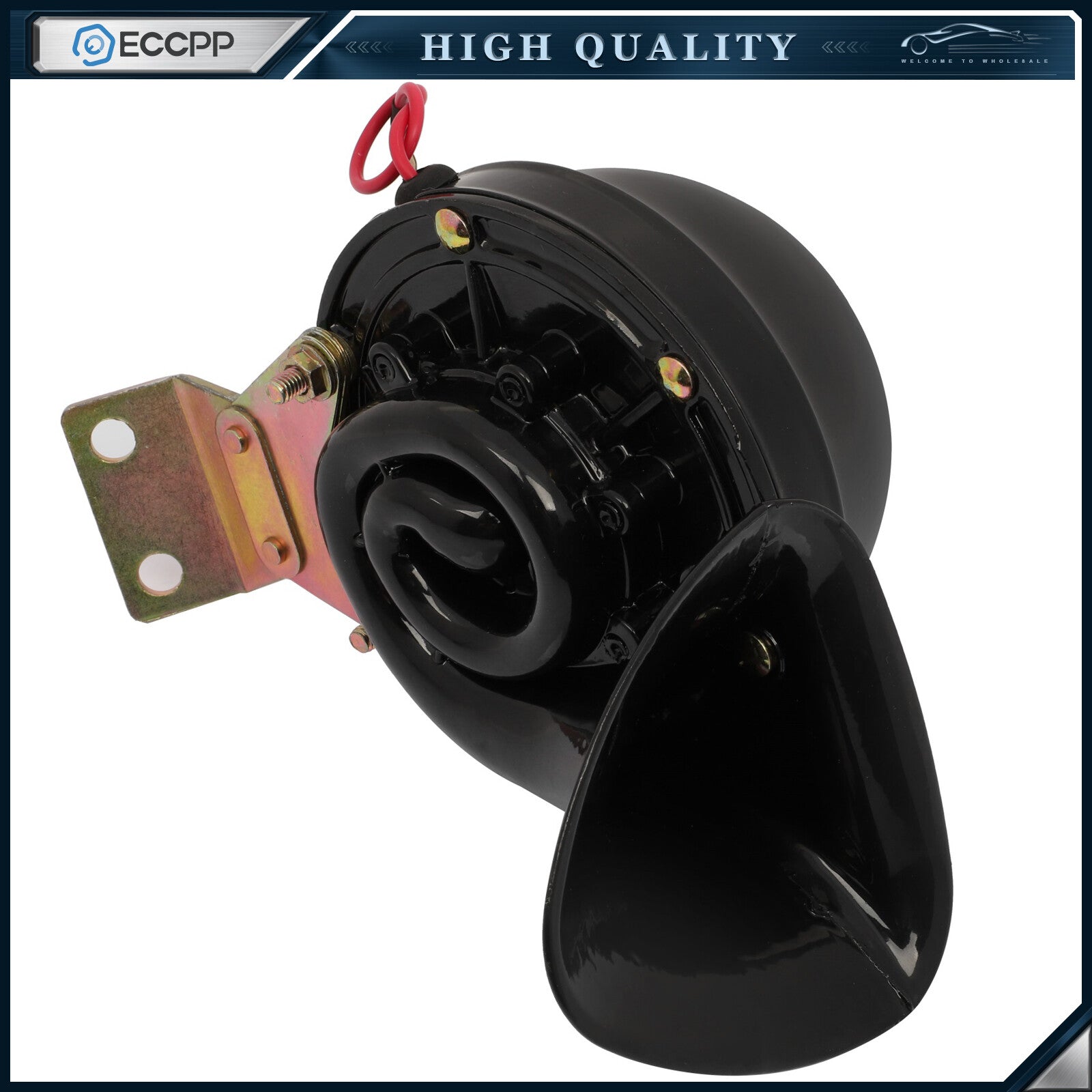 12V 105DB Snail Air Horn Siren Universal For Car Motorcycle Boat SUV RV Yacht 6B93BC-57