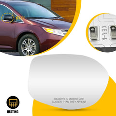 For 2014-2017 Honda Odyssey Heated Mirror Glass Passenger Side W/ Backing EA 6B93BC-57