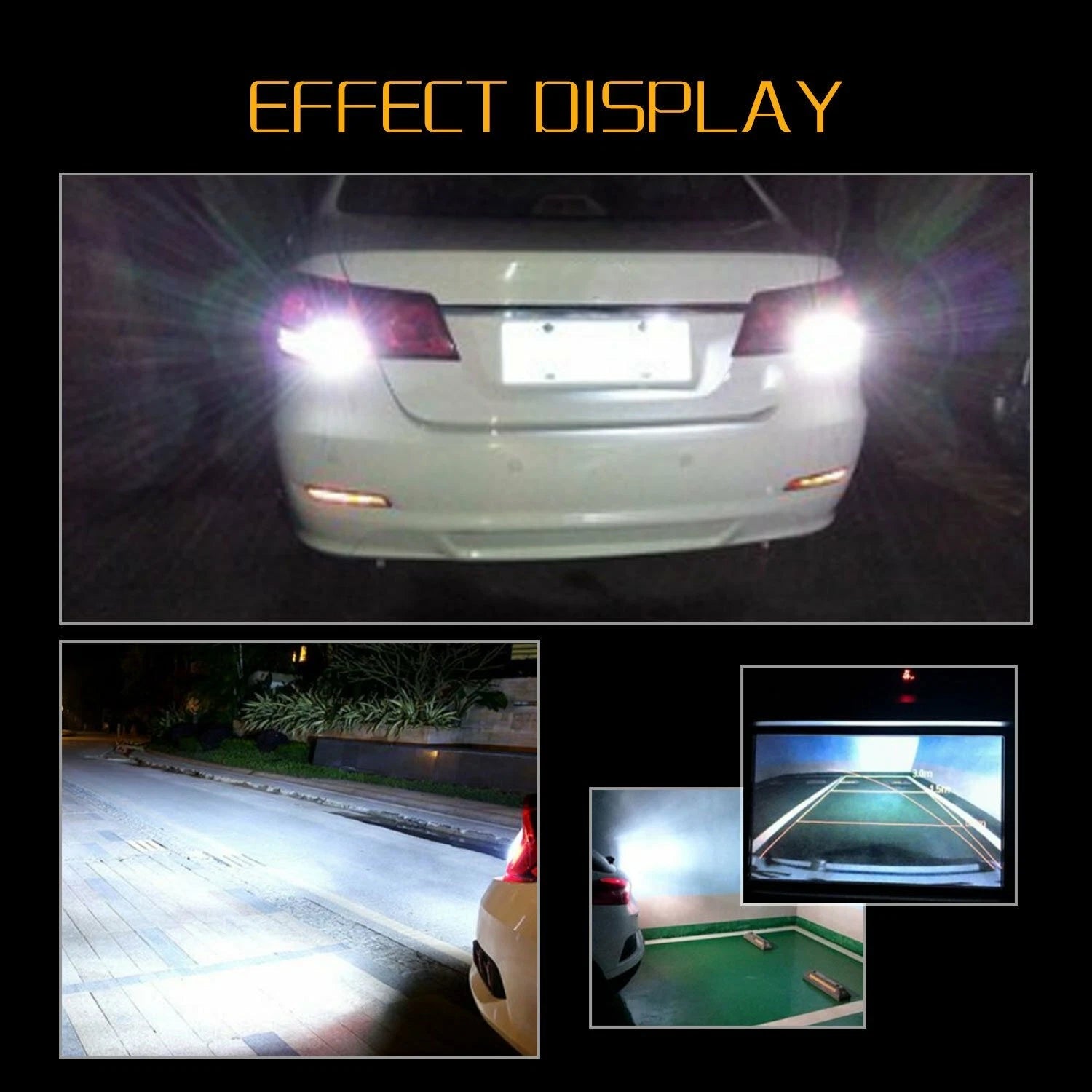 CANBUS 921 T15 LED Reverse Backup Lights for Toyota Camry Corolla Tacoma 4Runner 6B93BC-57