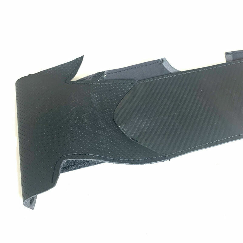 Carbon Fiber&PU Leather Steering Wheel Hand Sewing Wrap Cover For Ford Fusion 6B93BC-57