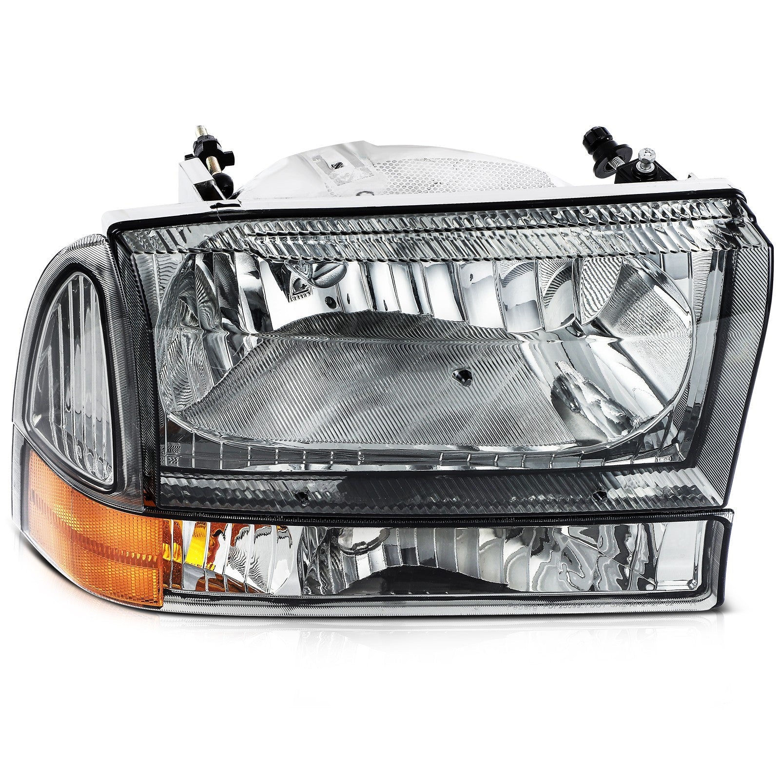 ECCPP Headlights For 2003-04 Ford Excursio 1999-05 Ford F-250/F-350/F-450 Pair KOEEP