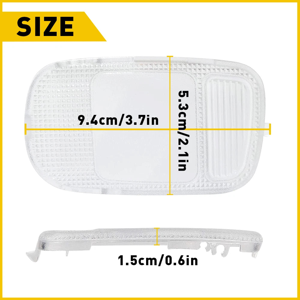 For 2002-2008 Dodge Ram 1500 2500 Overhead Console Dome Map Light Cover Lens Set 6B93BC-57