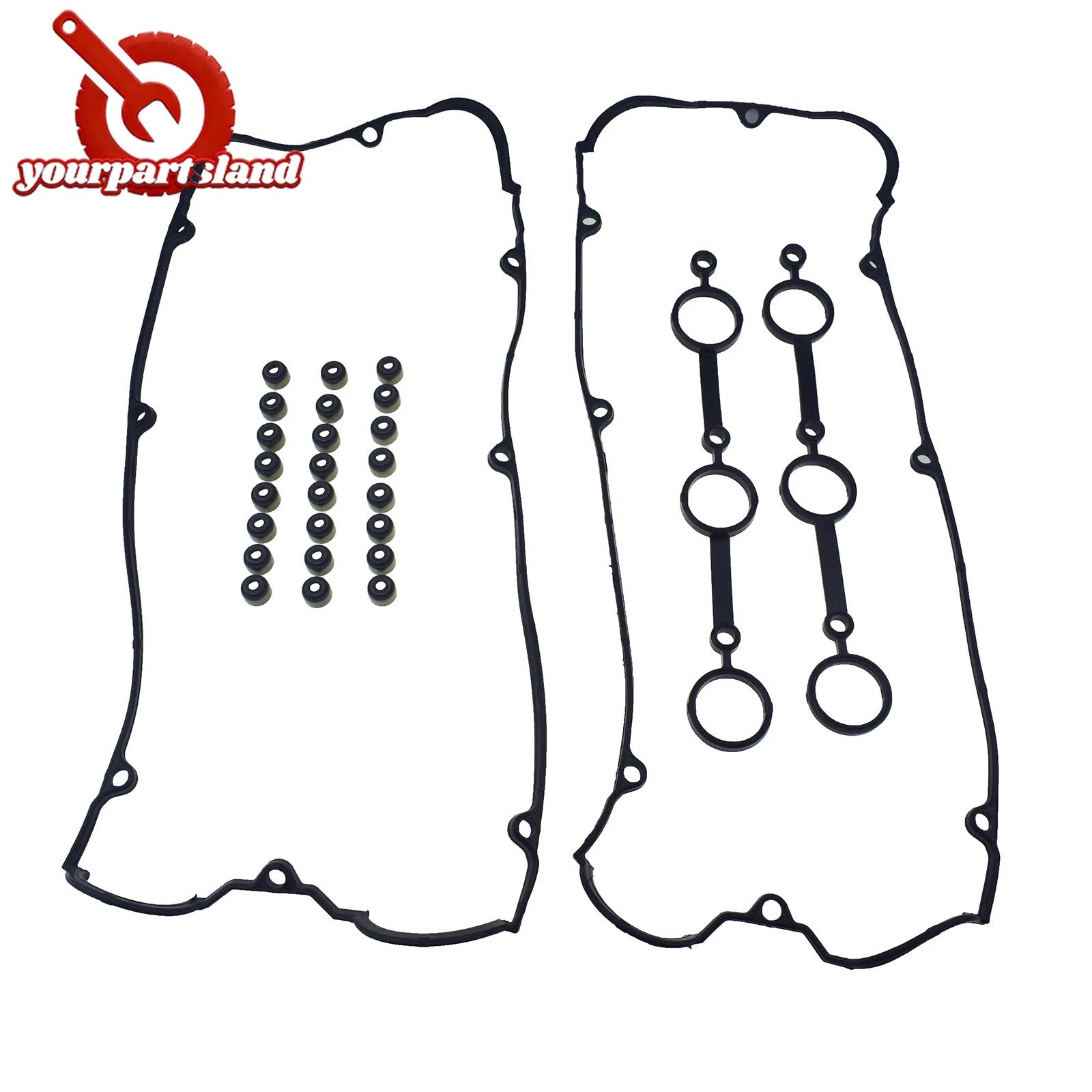 Valve Cover Gasket w/ Valve Stem Seals for 2003-06 HYUNDAI SANTA FE KIA SORENTO 6B93BC-57