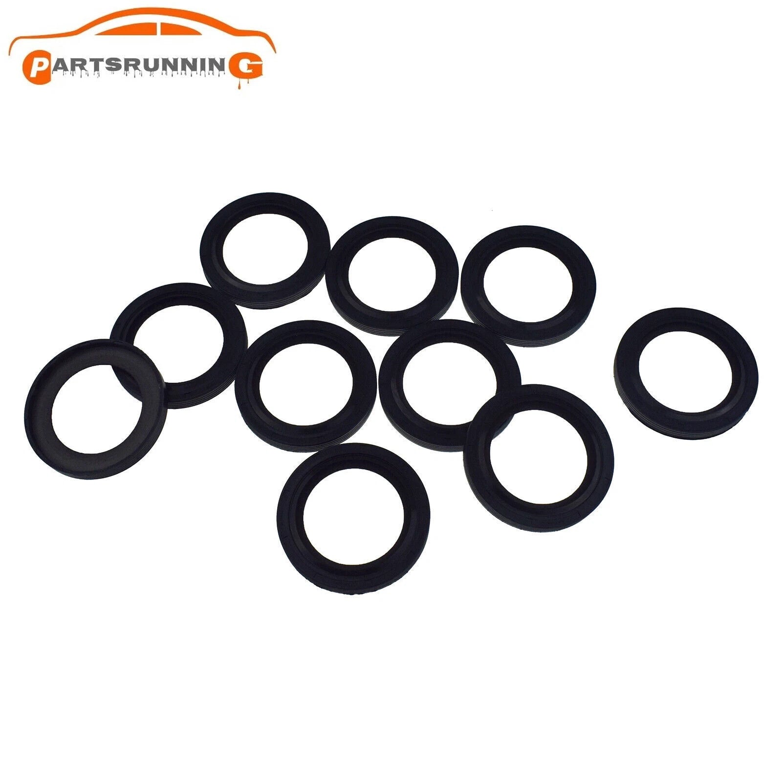 10x Front Cover Crankshaft Seal 12585673 For 4.8 5.3 5.7 6.0 6.2 LS1 LS3 LQ4 LM7 6B93BC-57