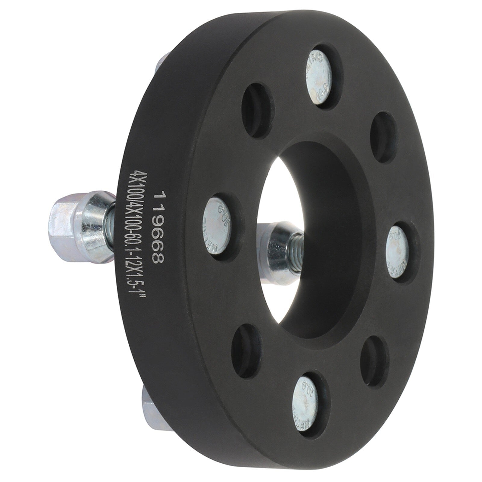 2Pcs 1" 25mm 4x100 Wheel Spacers For Toyota Corolla Echo Mazda Miata Honda Civic 6B93BC-57