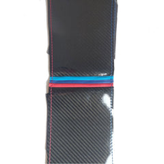 Carbon Fiber&Suede Leather Steering Wheel Hand Sewing Wrap Cover Fit For BMW F33