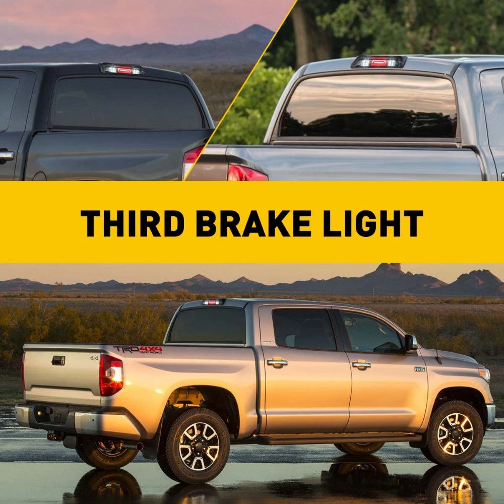 For 2007-2018 Toyota Tundra 3rd Third Brake Light LED Smoke Rear Tail Cargo Lamp 6B93BC-57