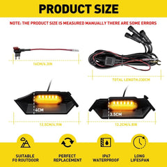4x Front Bumper Amber Fog Lamp For 2024-2025 Tacoma TR D Sport / TR D Off-Road A 6B93BC-57
