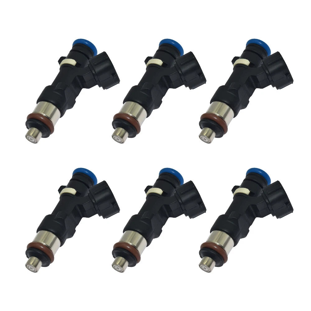6x Fuel Injectors For Nissan Maxima Quest Altima Murano 0280158005 16600-7Y000 6B93BC-57