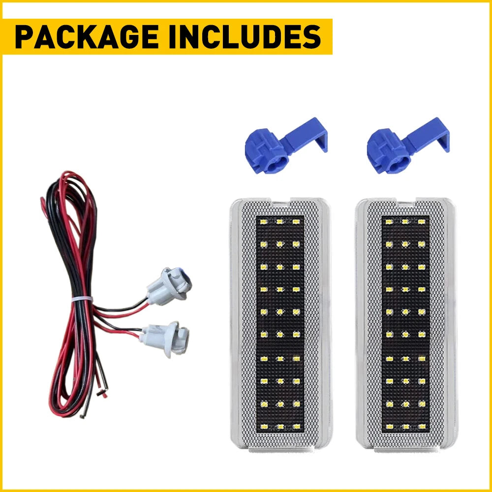 2X LED Door Courtesy Light Panel For 1999-07 Ford Duty Super F250 F350 F450 F550 6B93BC-57