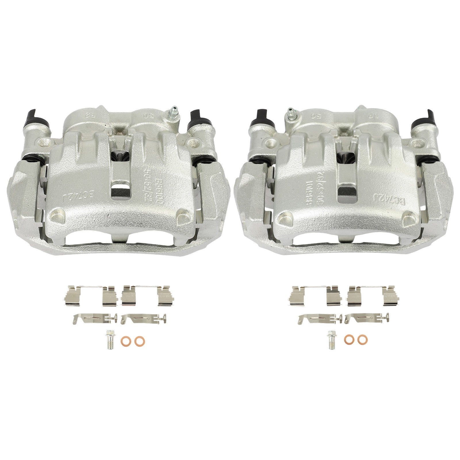 Front Brake Calipers 2Pcs For 2014-2019 Ram Promaster 1500 18B5524 18B5525 6B93BC-57
