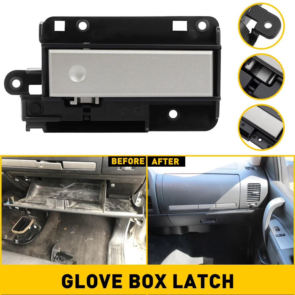 Upper Glove Box Latch Handle For 07-13 Chevy GMC Silverado Sierra 1500 2500 USEA 6B93BC-57