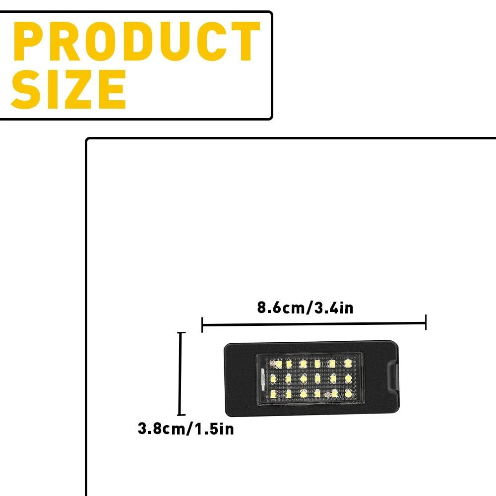 LED License Plate Light for White Cadillac ATS Escalade Escalade | ESV 2015-2020 6B93BC-57