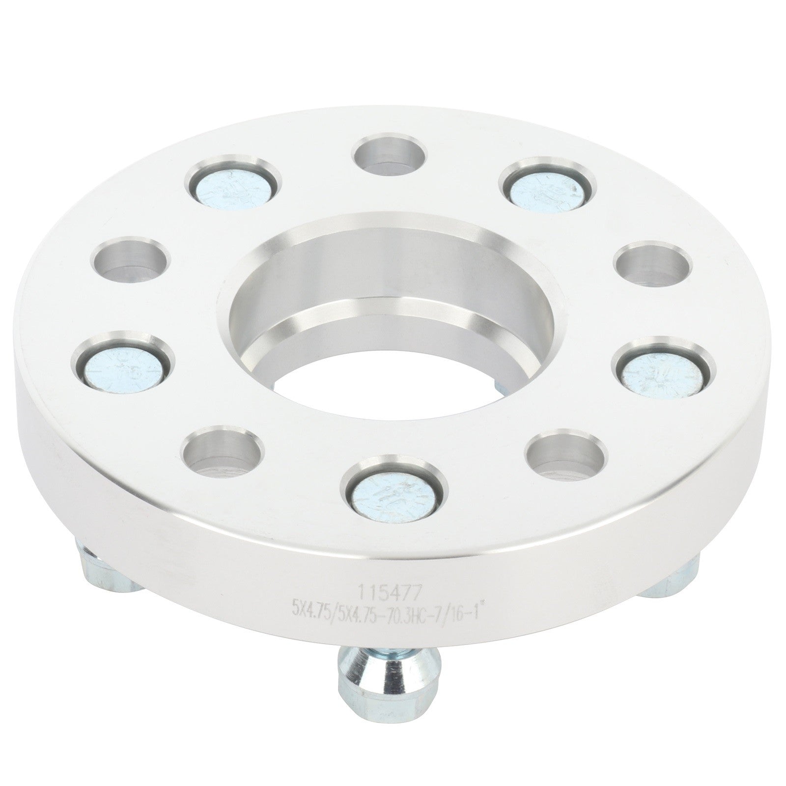 4P 1" 5x4.75 Hub Centric Wheel Spacers 7/16"x20 For Chevy Corvette Impala Malibu 6B93BC-57