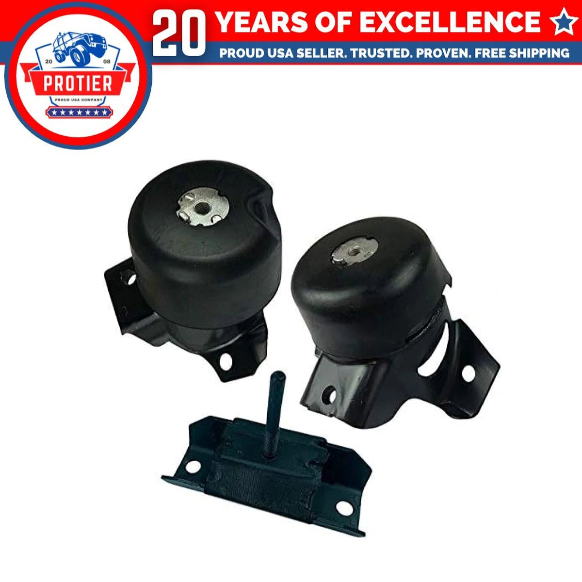 Fits 2015-2016 Chevy Colorado/GMC Canyon 3.6L RWD Motor & Trans Mount Set 6B93BC-57