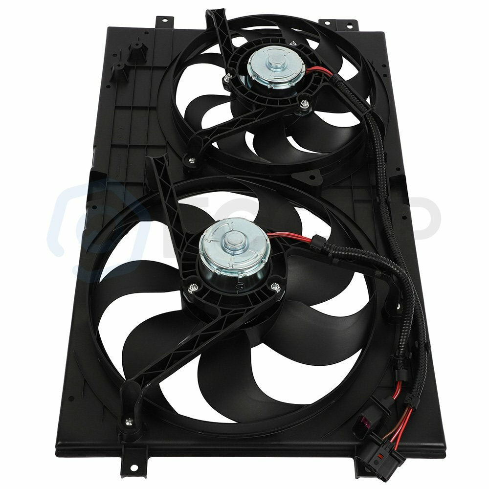 Radiator Cooling Fan Kit For 1999-2006 Volkswagen Golf 2000-2006 Audi TT Quattro 6B93BC-57