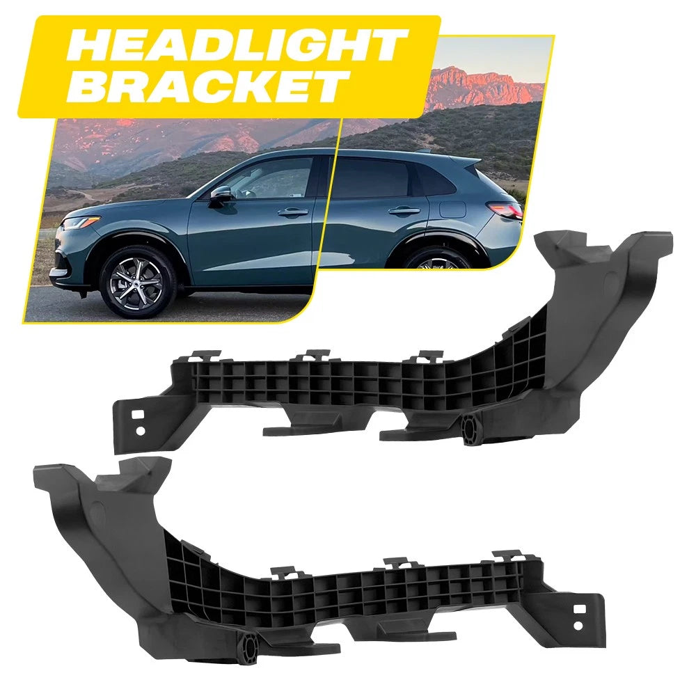 2X For Honda HR-V 2023 2024 2025 Driver Passenger Headlight Mounting Bracket EOA 6B93BC-57