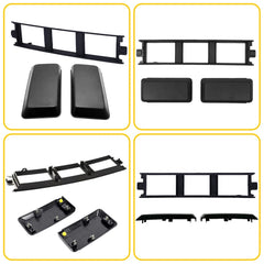 Front Bumper Cover Pads Pair & License Plate Bracket for Set Ford F150 2018-2020 6B93BC-57