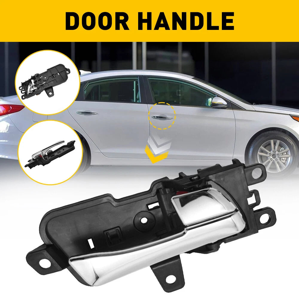 Interior Door Handle For 2011-2015 Hyundai Sonata Front Rear Passenger Chrome EA 6B93BC-57