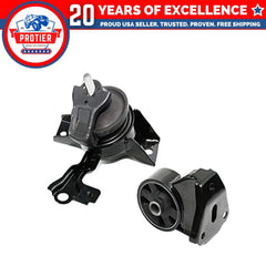 Fits 2003-2008 Hyundai Tiburon 2.7L AUTO Front & Front RT Motor Mount 2pcs : 6B93BC-57