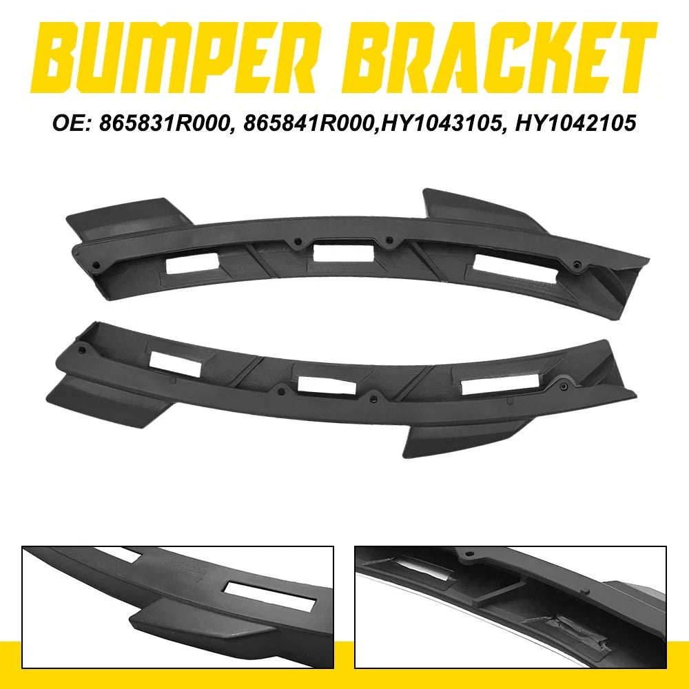 2X Front Bumper Bracket Support For 2012-2017 Hyundai Accent Sedan Hatchback EOA 6B93BC-57
