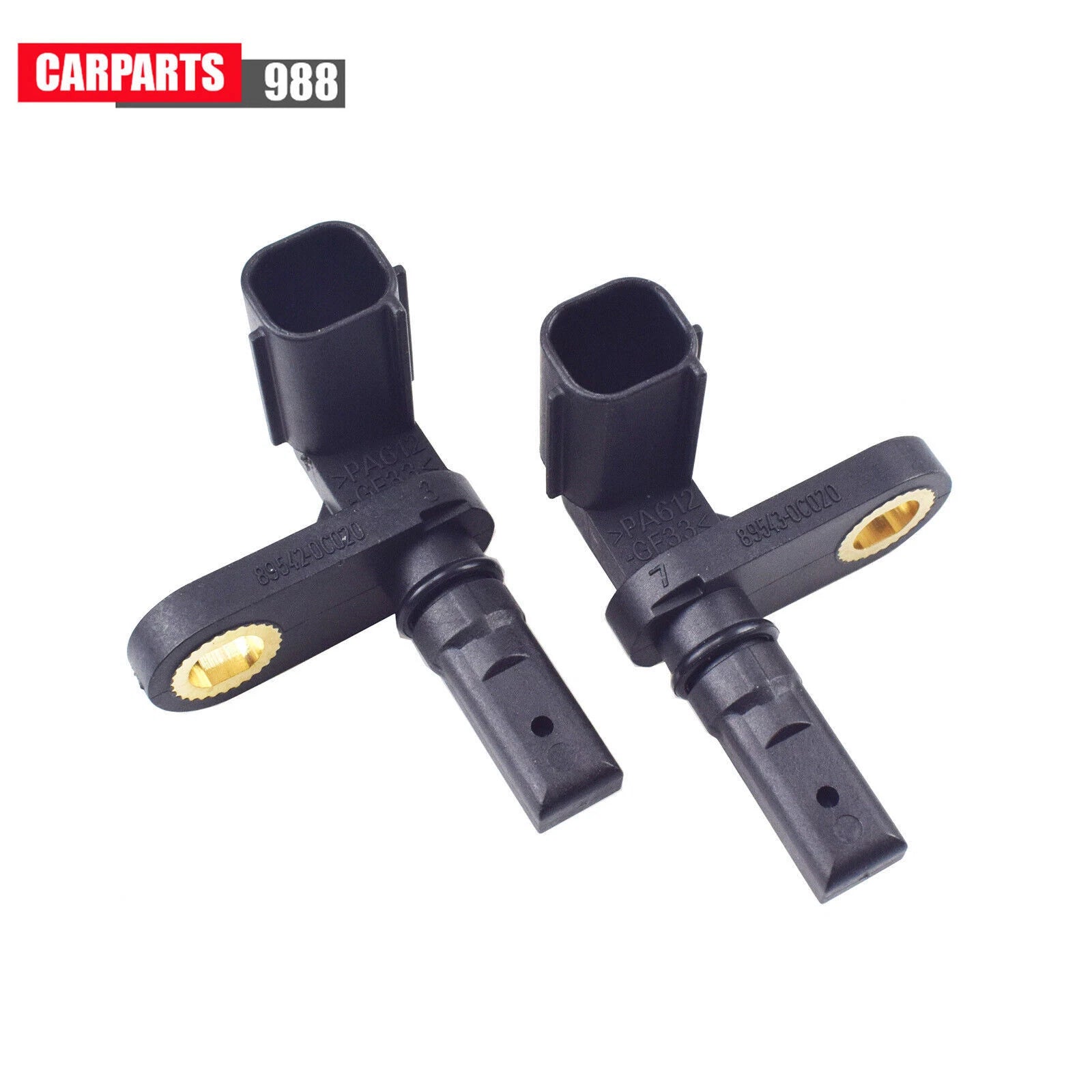 Pair Left Right ABS Wheel Speed Sensor For Toyota Tundra 89542-0C020 89543-0C020 6B93BC-57