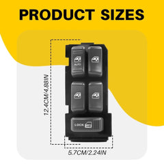 Master Power Window Switch for Chevrolet Blazer GMC Sonoma 1995-2005 Driver EOA 6B93BC-57