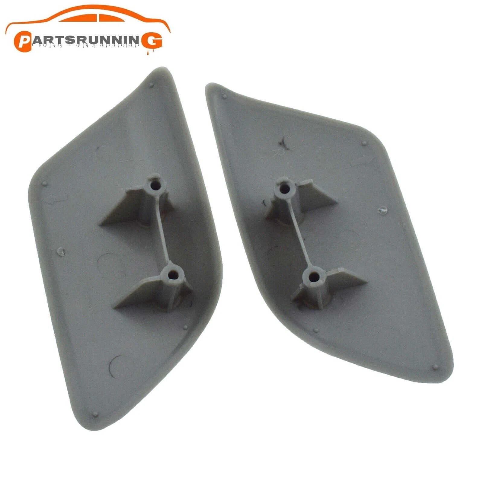 Pair L+R Headlight Washer Spray Nozzle Cover Set For Honda Accord VII 2003-2007 6B93BC-57
