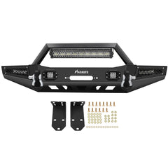 Front Bumper W/ Winch Plate & LED Lights & D-rings For 1983-2001 Jeep Cherokee 6B93BC-57
