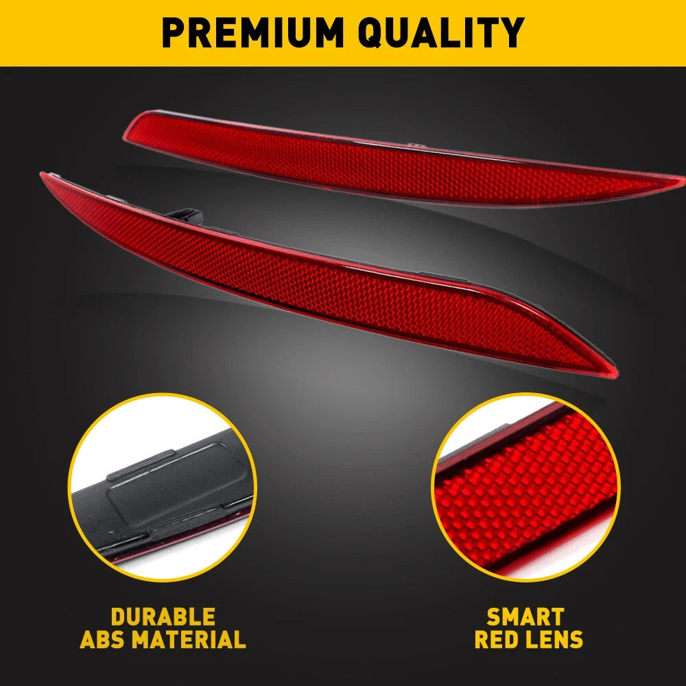 For Tesla Model Y 2022 2021 2020 Tail Rear Bumper Reflector Red Pair LH RH EOA 6B93BC-57
