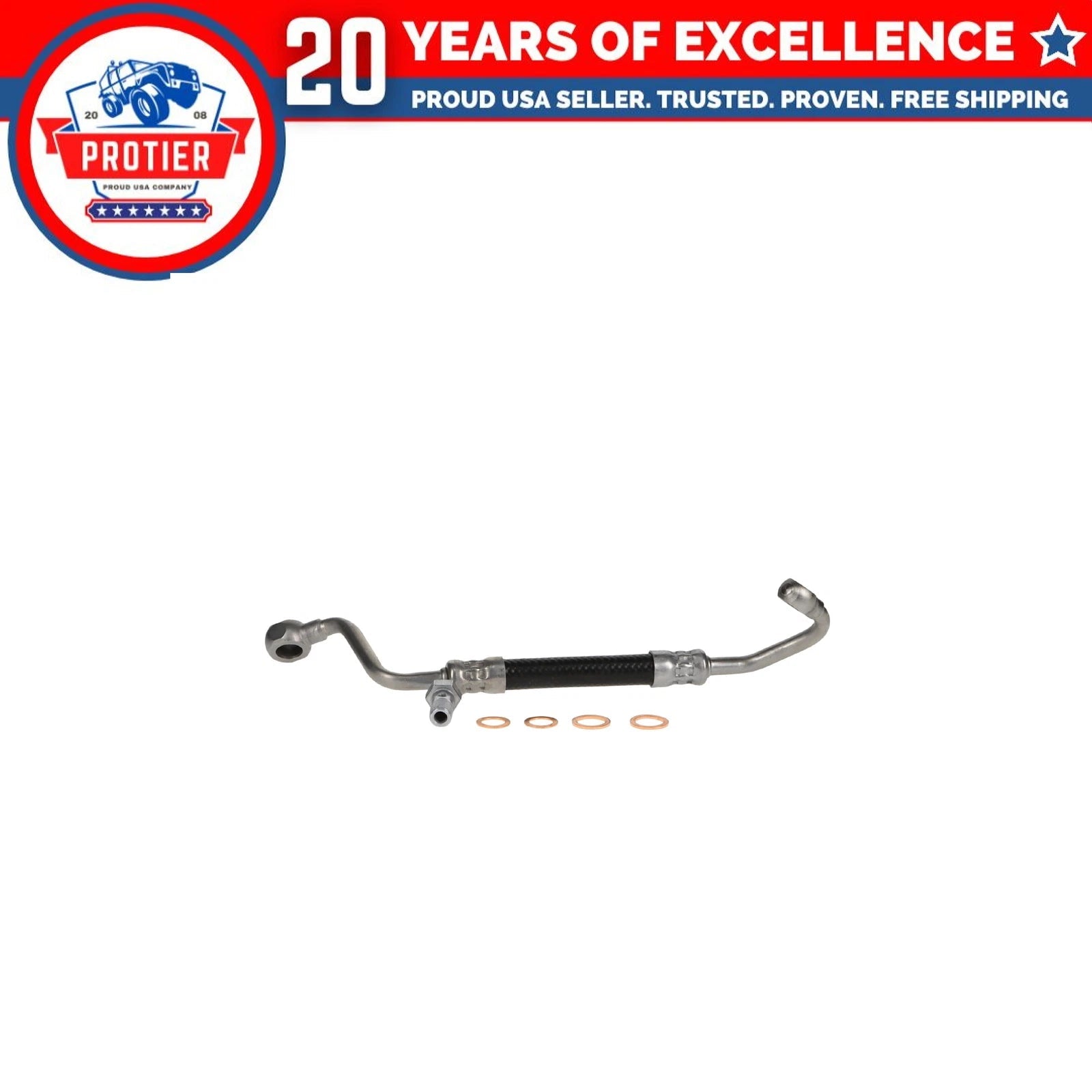 Turbocharger Oil Supply Line Distri Blck To Lower Fits BMW 335d X5 09-13 L6 6B93BC-57