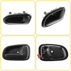 Interior Door Handle For 93-97 Toyota Corolla Set of 4 Front and Rear EOA 6B93BC-57