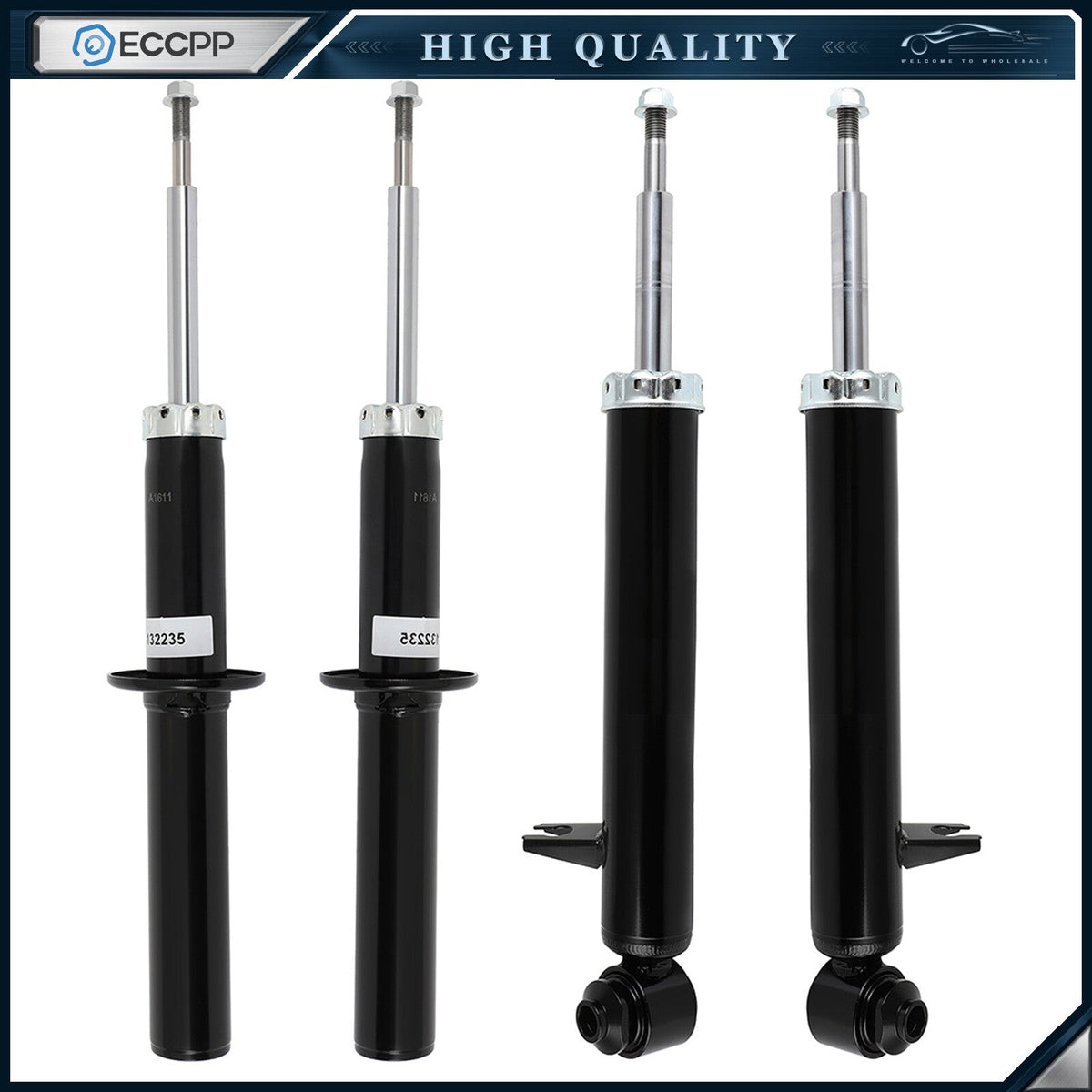 Full Set Front Rear Struts Absorber Shocks For 2007-2013 BMW X5 2008-2014 BMW X6 6B93BC-57