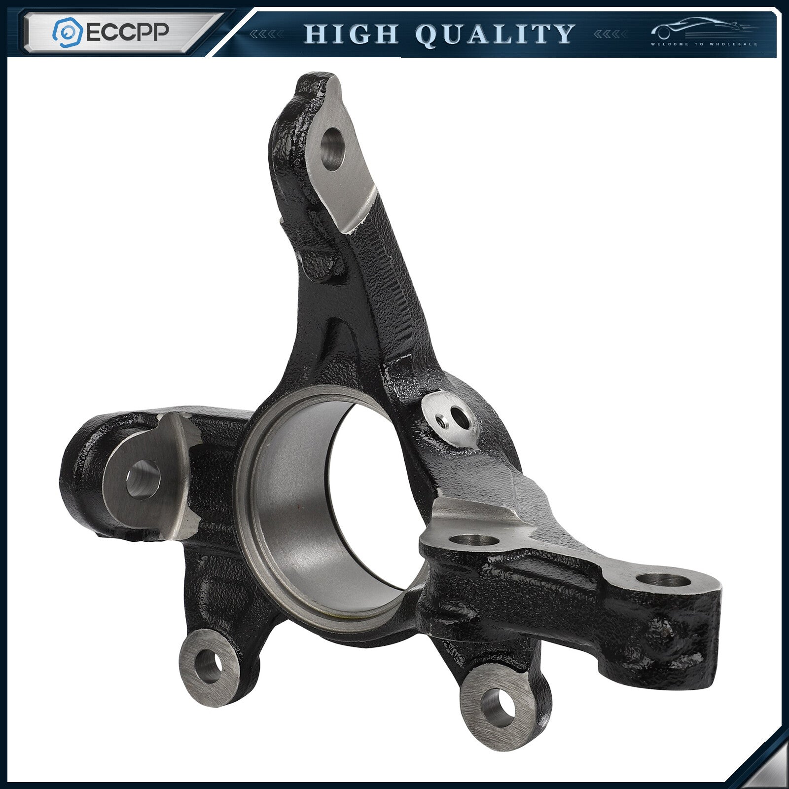 1X Front Left Driver Side Steering Knuckle For 2007 2008 2009 Honda CR-V L4 2.4L 6B93BC-57
