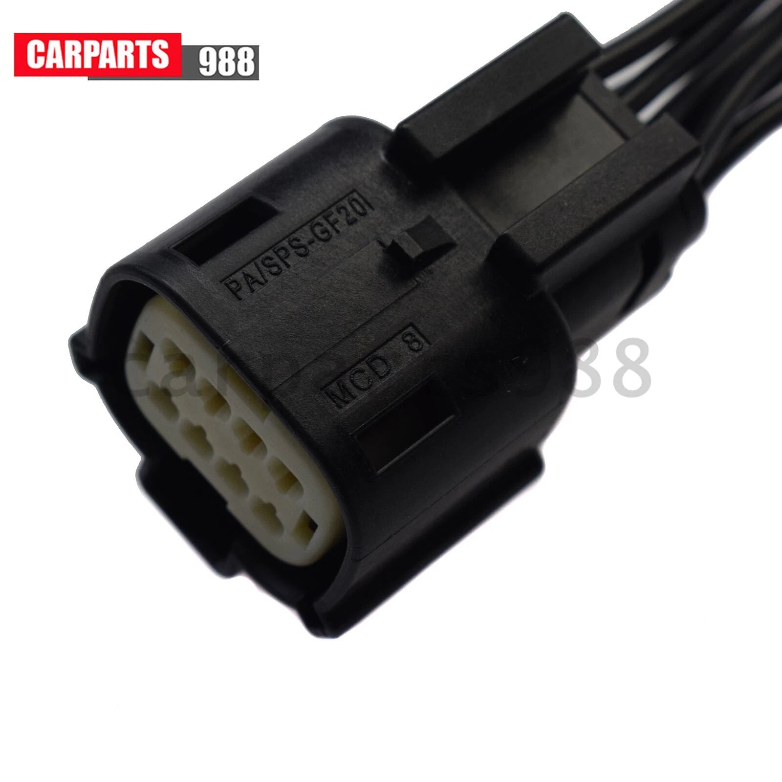 Headlight Connector Pigtail plug 6-pin wire 8-way For 16-18 Chevrolet Silverado 6B93BC-57